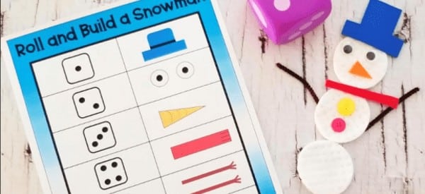 snowman math stem winter activity preschoolers wonder noggin